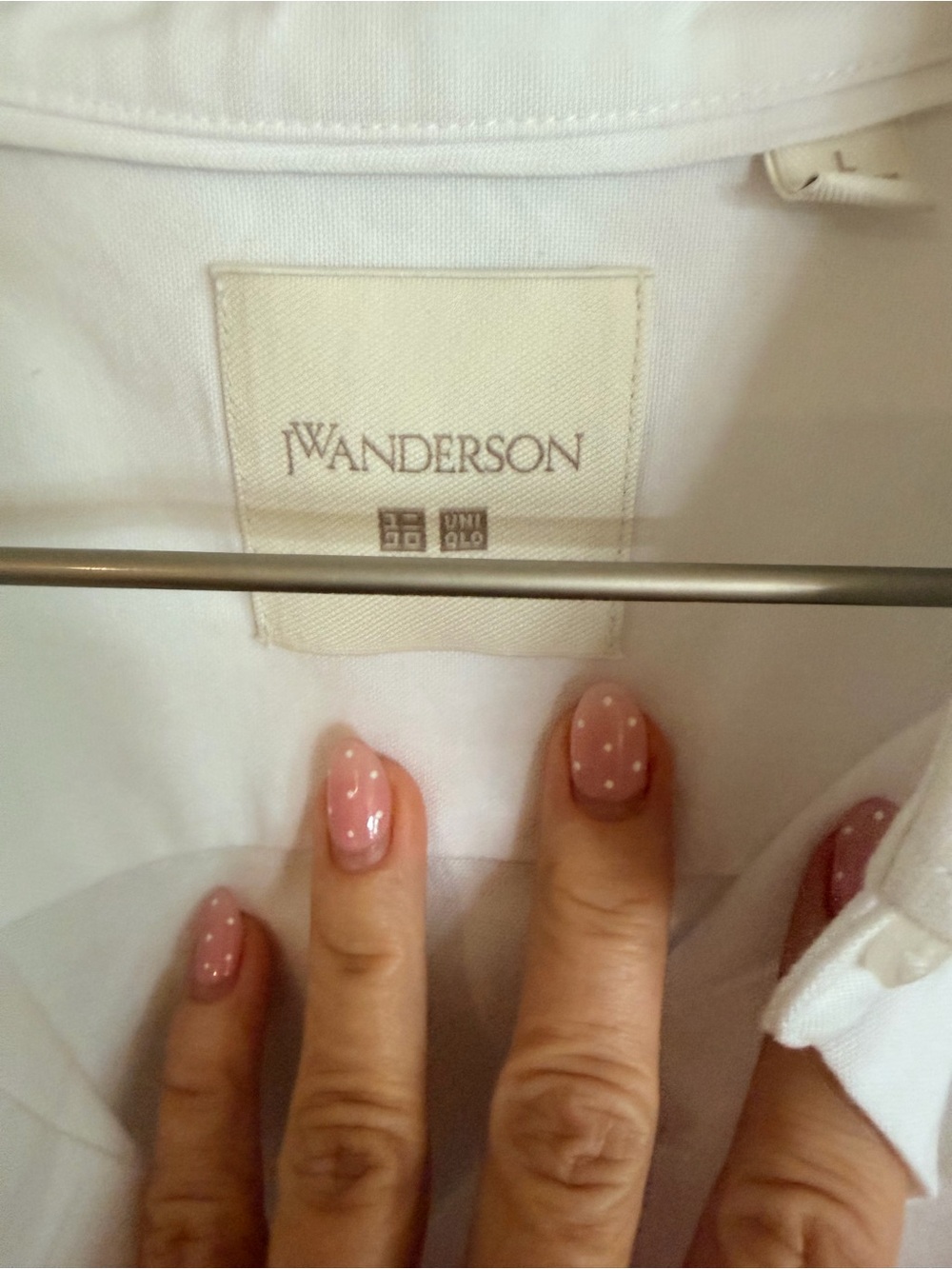 JW ANDERSON White Boxy Cropped Button-Down Shirt - Picture 5 of 11